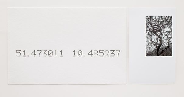 Points Of Importance I, 2010. Graphit and pigment print mounted on cardboard, 60x35cm.