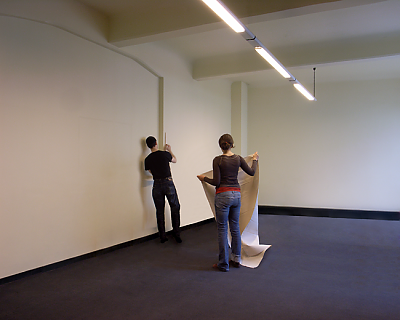 Two persons working Ib, 2008.